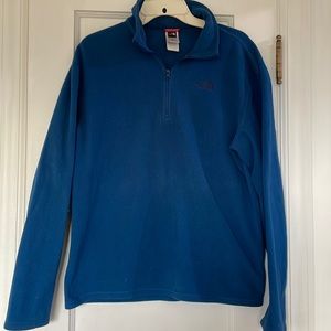North face fleece medium blue